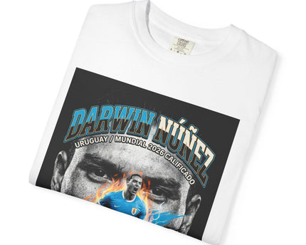 Darwin Nunez 19 Soccer Player T-Shirt, 2026 World Cup Tee, Uruguay Flag