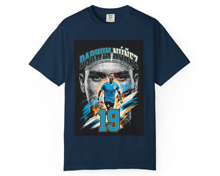 Darwin Nunez 19 Soccer Player T-Shirt, 2026 World Cup Tee, Uruguay Flag