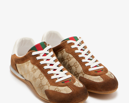 Men's Gucci Shift Brown Sneakers
