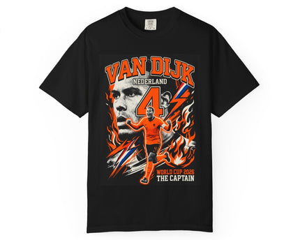 Netherlands Football Captain Shirt, World Cup 2026 Soccer Tee, Netherlands flag