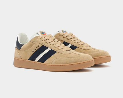 Men's Bally Retro Crest Brown Sneaker