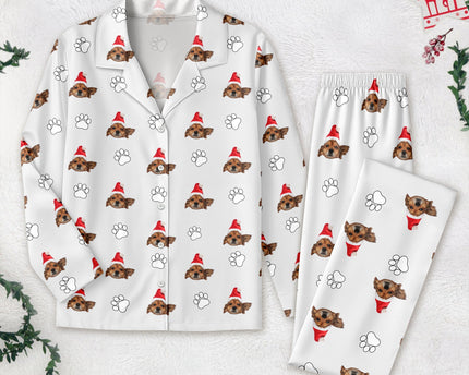 Custom Dog Cat Photo With Icon Decoration Pet Pajamas