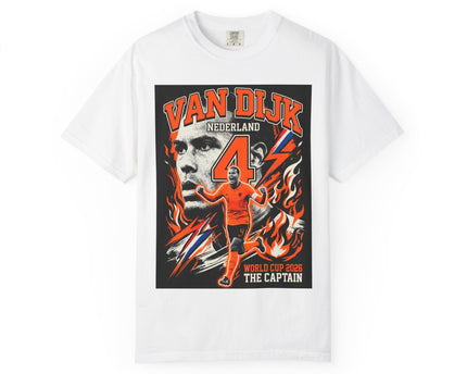 Netherlands Football Captain Shirt, World Cup 2026 Soccer Tee, Netherlands flag