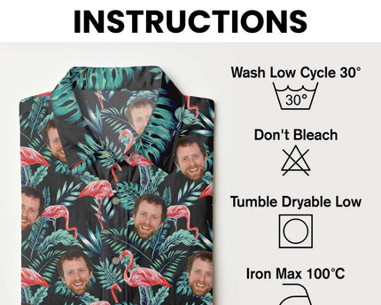 Custom Photo With Beloved Ones - Personalized Customized Hawaiian shirt