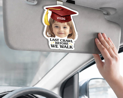 Custom Photo Look Who Graduated - Personalized Car Visor Clip - Special Gift For Family Members, Best Friends, Siblings
