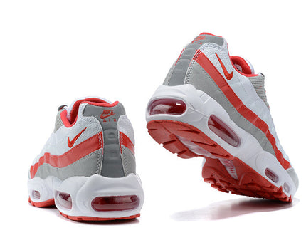Men's Nike Air Max 95 Grey Fog Hyper Red Shoes