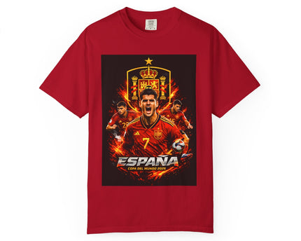 Spain Soccer Players T-Shirt, 2026 World Cup Spain Football Tee, Spain Flag