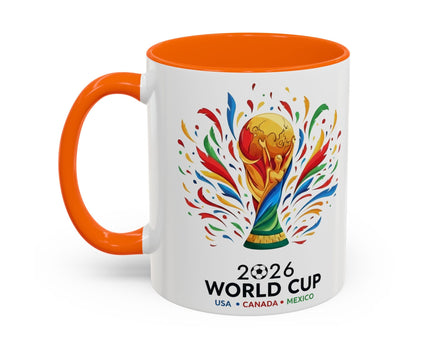 Argentina Vamos Argentina Mug , Accent Coffee Mug, Flag Text Design