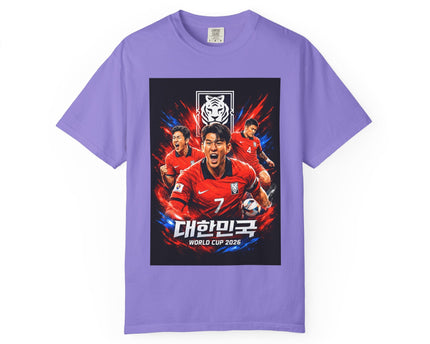 Korean Soccer Players T-Shirt, 2026 World Cup Korea Football Tee, Korea Flag