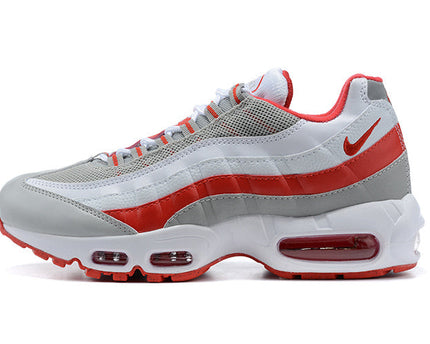 Men's Nike Air Max 95 Grey Fog Hyper Red Shoes