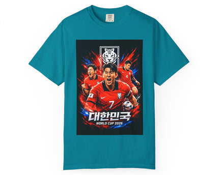 Korean Soccer Players T-Shirt, 2026 World Cup Korea Football Tee, Korea Flag