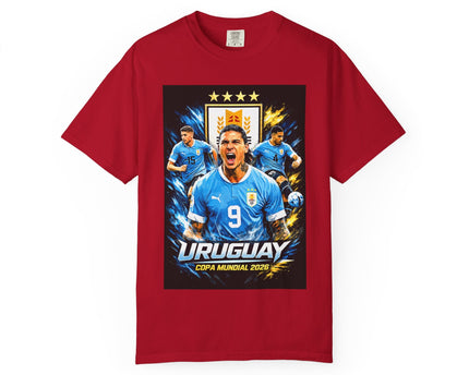 Uruguay National Team Soccer Shirt, World Cup 2026 Tee, Uruguay Flag