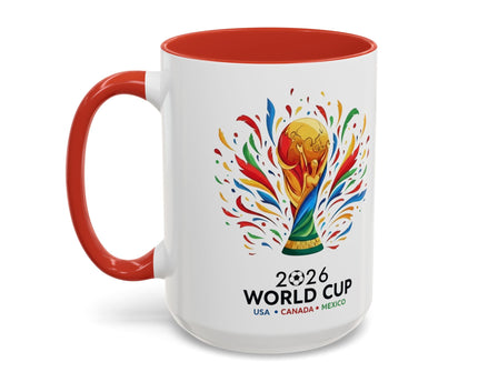 Argentina Vamos Argentina Mug , Accent Coffee Mug, Flag Text Design