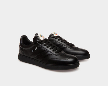 Men's Bally Retro Crest Black Sneaker