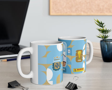 Argentina Soccer Player Julian Alvarez Mug — Ceramic Coffee Cup, World Cup 2026