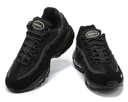 Men's Nike Air Max 95 Black Yellow Strike Shoes