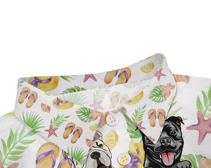 Dog Lover Dog Pet Summer Hawaii Cool Customization- Summer Hawaiian shirt - Personalized Customized Hawaiian shirt