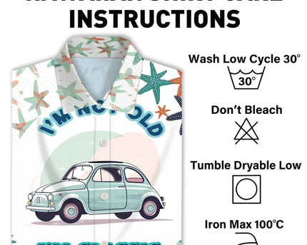 Car Themed I'm Not Old I'm Classic Best of - Summer Hawaiian shirt - Personalized Customized Hawaiian shirt