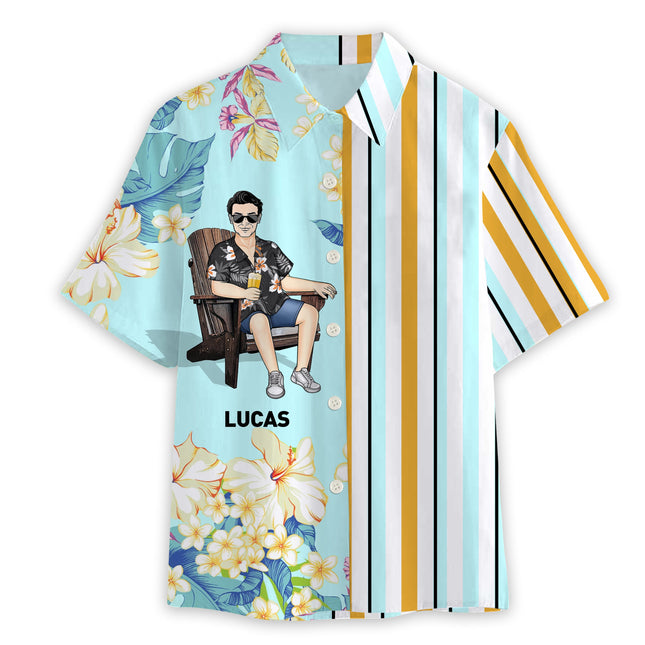 Cool Man Summer Hawaii Cool Customization - Summer Hawaiian shirt - Personalized Customized Hawaiian shirt
