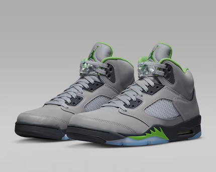Men's Nike Air Jordan 5 Retro Green Bean Shoes