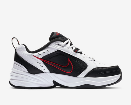 Men's Air Monarch 4 White Black Shoes