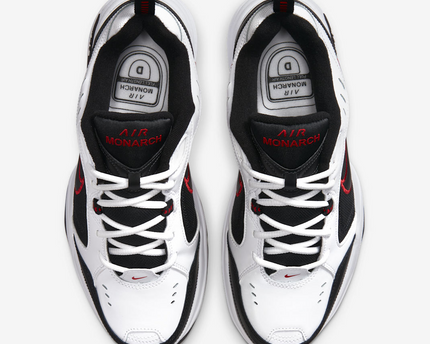 Men's Air Monarch 4 White Black Shoes