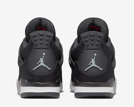 Men's Air Jordan 4  'Black and Light Steel' Shoes