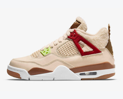 Men's Air Jordan 4 'Sail University Red' Shoes