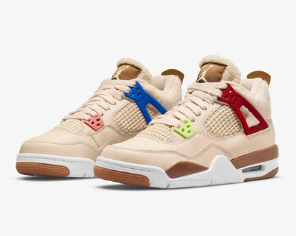 Men's Air Jordan 4 'Sail University Red' Shoes
