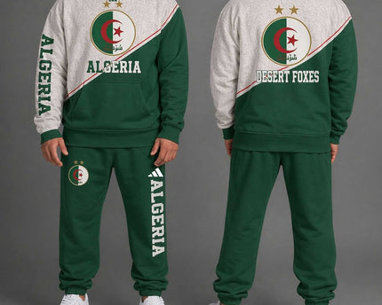 Algeria "Desert Foxes" World Cup 2026 Special Hoodie Jogger Set