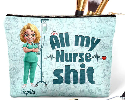 All My Nurse - Personalized Cosmetic Bag