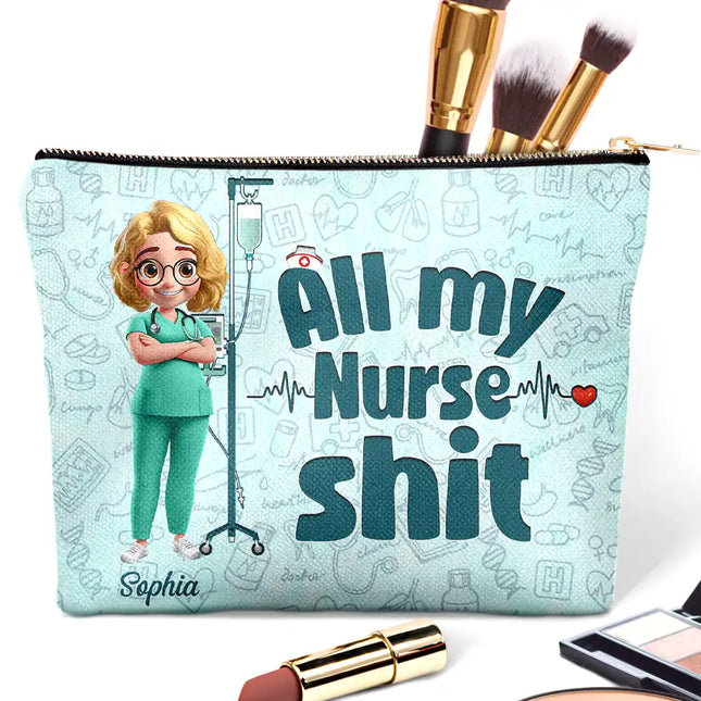 All My Nurse - Personalized Cosmetic Bag