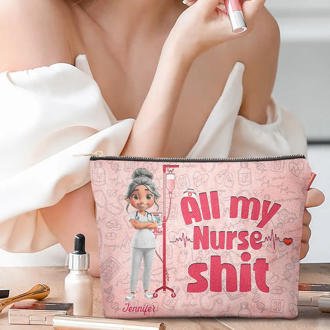All My Nurse - Personalized Cosmetic Bag