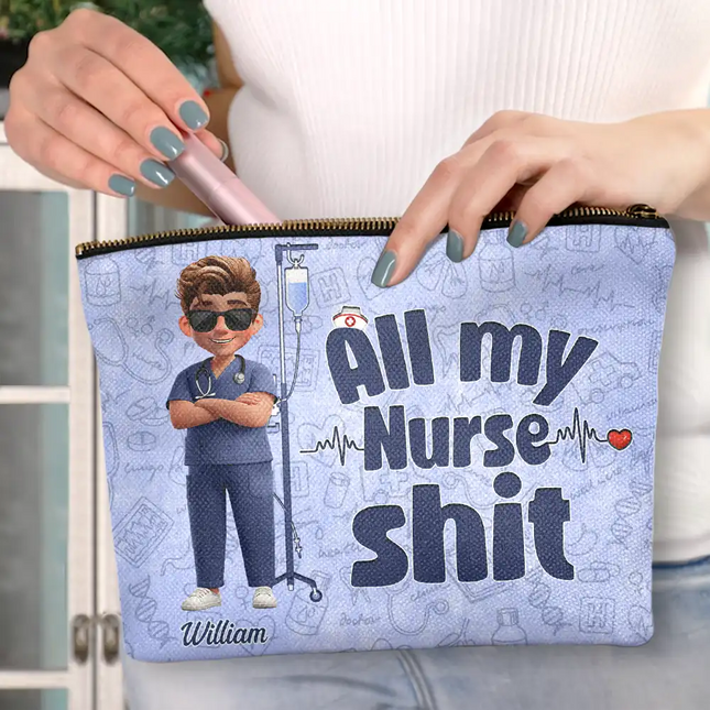 All My Nurse - Personalized Cosmetic Bag