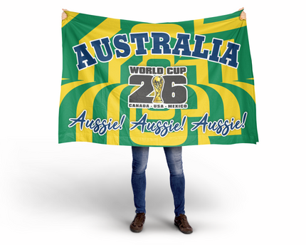 Australia World Cup 2026 Football Supporter Flag
