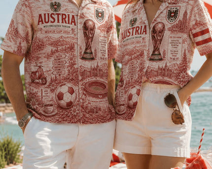 Austria Das Team World Cup 2026 Limited Edition Hawaiian Shirt