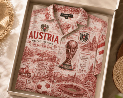 Austria Das Team World Cup 2026 Limited Edition Hawaiian Shirt