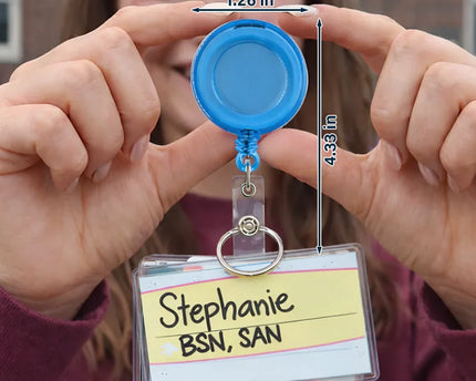 Custom Photo Funny Dog Cat Person Face - Personalized Badge Reel