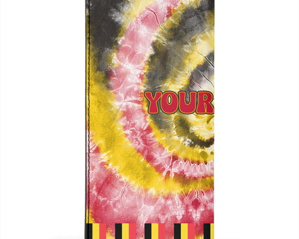 Belgium Leather Wallet Custom Tie Dye Style