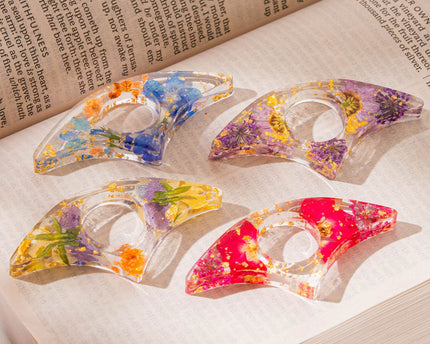Birth Flower Book Lover - Personalized Resin Book Page Holder
