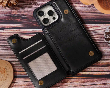 Job Title 3D Effect Nurse - Personalized Leather Flip Wallet Phone Case