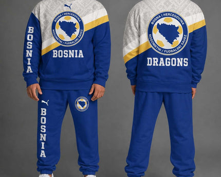 Bosnia and Herzegovina "Dragon" World Cup 2026 Special Hoodie Jogger Set