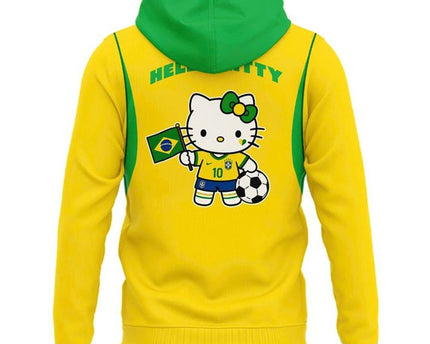 Brazil Soccer x Hello Kitty World Cup 2026 Limited Edition Hoodie
