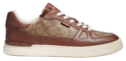 Men's Clip Low Top Optic Saddle Sneakers