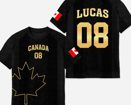 Canada National Team Soccer Jersey with Name - Custom Soccer Gifts