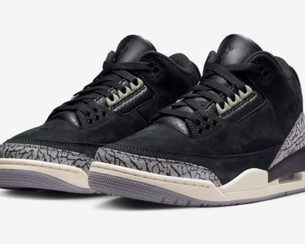 Men's Nike Air Jordan 3 Off Noir Shoes