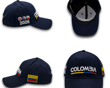 Colombia 2026 World Cup Hat – Premium 3D Embroidery
