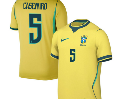 Casemiro Brazil National Team 2026 Home Jersey - Yellow