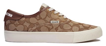 Men's Clip Low Top Khaki Sneakers