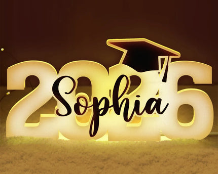 Class Of 2026 Graduation - Personalized Custom Shaped Light Box